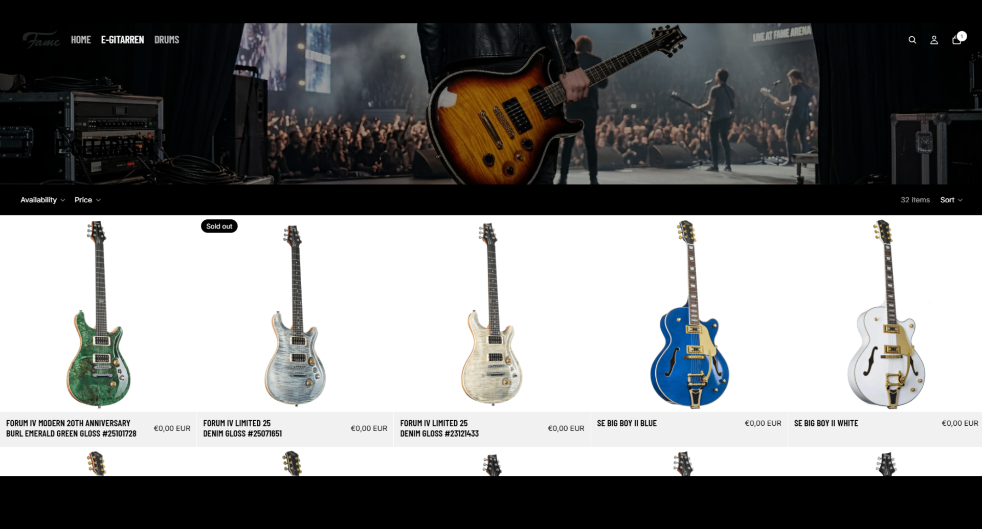 Shopify Relaunch Music Store